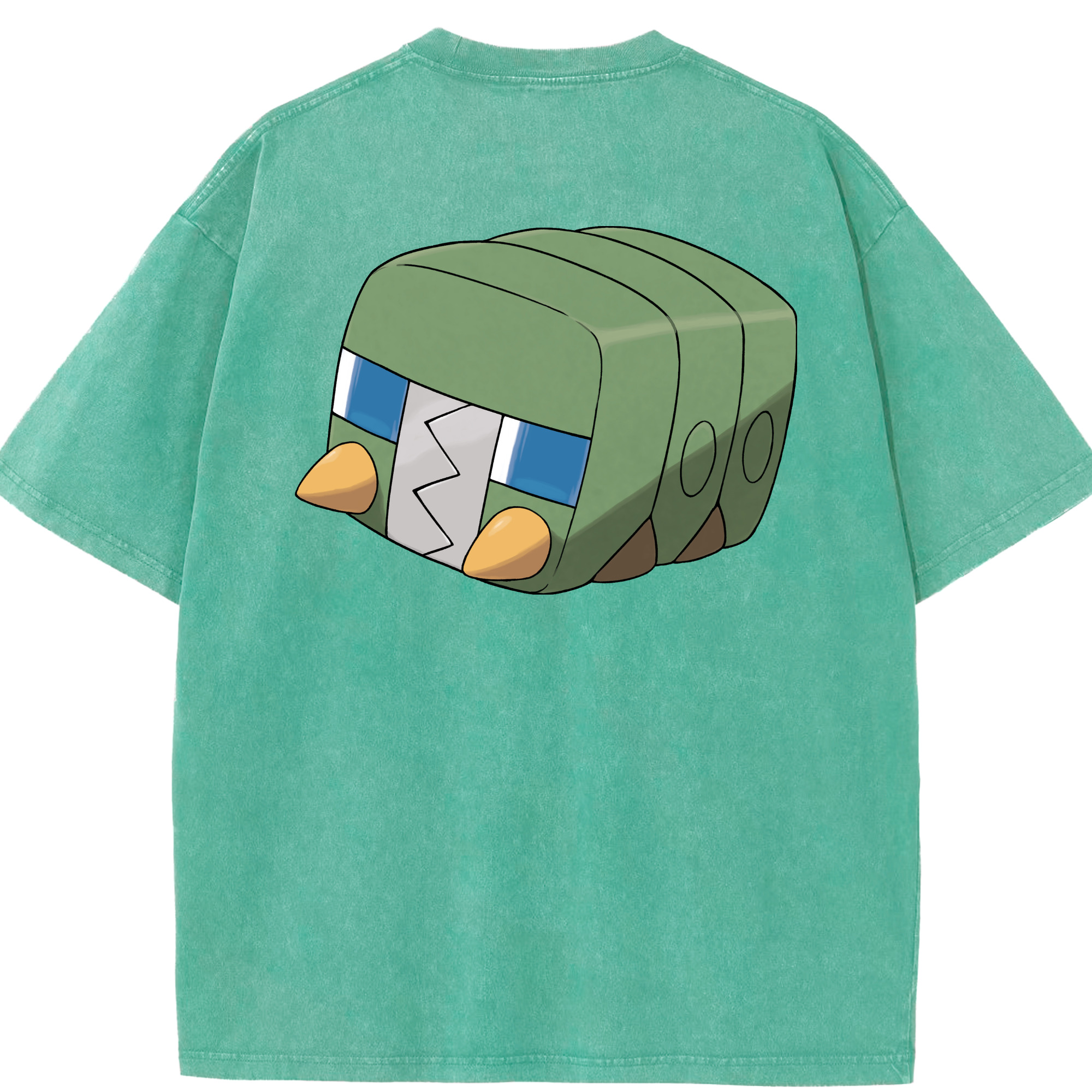 （画像用） ポケットモンスター Pokémon 綿100% ヴィンテージ風 半袖Tシャツ（背面プリント）